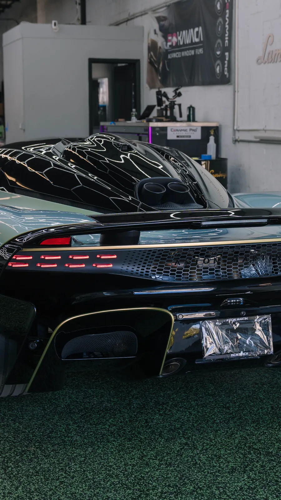 Aston Martin Valhalla in the Ecophant Auto Ceramic Pro Elite Dealer studio